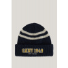 ČAPICA GANT 1949 STRIPED KNITTED BEANIE EVENING BLUE