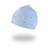 LITTLEANGEL LITTLE ANGEL Čiapka podšitá BIO Outlast® 3 | 42-44 cm sv.modrá hviezdičky/sv.modrá