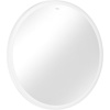 HANSGROHE Xarita Lite S zrkadlo s LED osvetlením v ráme, vypínač na stenu, priemer 900 mm, hĺbka 33 mm, rám matný biely, 54967700