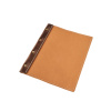 Kožený obal na jídelní lístek Barva kůže: Ořechová (D41)