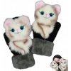 Rukavice - Detské rukavice veľmi teplé rukavice (Veľmi teplé detské živočíšne rukavice)