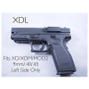 Clip Draw Springfield XD, XDM, XD MOD2 LEFT HAND