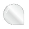 PARKANEX Sklo pod krbové kachle okrúhle rohové 1100x1100x6mm