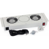 Keline ventilačná jednotka pre závesné rozvádzače, 2 ventilátory, s termostatom