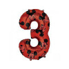 Amscan Fóliový balónik číslica Mickey Mouse 66 cm 3
