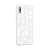 Puzdro gumené Huawei P20 Lite Prism biele PT