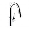 Hansgrohe Focus M42 Drezová batéria M429-H180 s výsuvnou spŕškou, chróm 71801000-HG