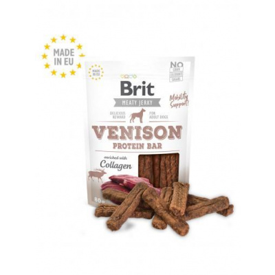 Brit Jerky Venison Protein Bar 80 g