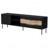 Cama Meble Tv stolík INSERTO 3D1W, čierna/dub wotan