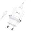 HOCO N3 18W + kábel micro USB QUICKCHARGE white (Rýchlo nabíjačka sieťová s káblom micro USB 18W)