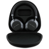 Slúchadlá na uši Karl Lagerfeld Saffiano Elongated Bluetooth ANC čierne