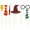 Foto doplnky - foto kútik - kúzelník - čarodejník - Harry - 6 ks