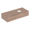 Geberit VariForm - Umývadlová skrinka, 1200x510x235 mm, 2 zásuvky a zápachová uzávierka, orech 501.174.00.1