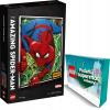 LEGO Art 31209 LEGO ART Amazing Spider-Man 31209 (LEGO Art 31209 Amazing Spider-Man + darčeková taška)