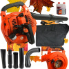 Benzínový vysávač-fúkač Master-Tech s drvičom, 3,5 HP, 50 l