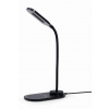 GEMBIRD Bezdrátová QI nabíječka, 10W, s LED lampičkou, černá TA-WPC10-LED-01