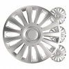 Puklice Luxury 15” strieborná sada 4ks COLOR BOX