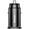 Nabíjačka do auta Baseus Square metal A + A 30W Dual Quick Car Charger čierny (CCALL-DS01)