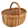 Nákupný košík prútený hnedý
