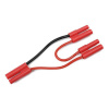 GForce Kabel Y sériový 4.0mm zlacený 14AWG 12cm