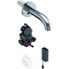 Geberit Piave - Elektronický umývadlový ventil pod omietku, batériové napájanie, easy to clean, chróm 116.284.21.1
