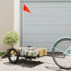 zahrada-XL Príves na bicykel, čierny 126x63x34 cm, železo 94205