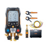 Testo 557s SMART SET s hadicami - Digitálny servisný prístroj s bezdrôtovou vákuovou sondou a bezdrôtovými kliešťovými teplotnými sondami