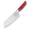 Kuchařský nůž 185 mm Santoku Dellinger Sandvik Red Northern Sun + Sleva 100,- Kč s kódem 