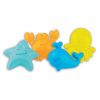 Androni Formičky na piesok 4 kusy - veselý morský svet