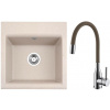 Set Alveus (dřez Gem 10 Beige 55 + baterie Mintas Béžová/Chrom) SETA23191