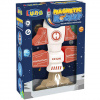 Magnetická raketa v bielej farbe