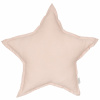 Cotton & Sweets Pure Nature dekoračný vankúš hviezda zo 100% ľanu pudrovo ružová Velkosť: malý