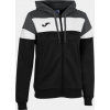 Joma Dámska mikina CREW IV HOODIE JACKET BLACK-ANTHRACITE Veľkosť: 2XS