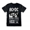 Heroes Inc AC/DC Tričko Highway To Hell 1979 Tour Black Velikost XL