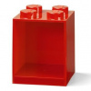 LEGO Brick 4 závesná polica červená