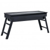vidaXL Prenosný kempingový gril 60x22,5x33 cm oceľový - Čierna - 6858-148646