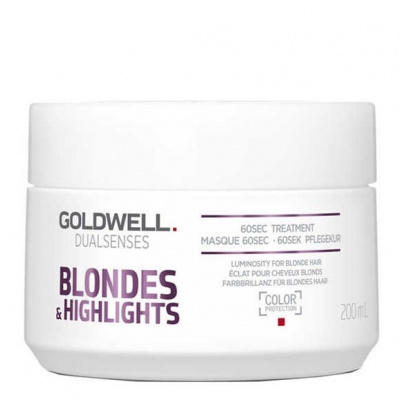 GOLDWELL Dualsenses Blondes And Highlights 60sec.Treatment 200ml - maska pre bielu blond