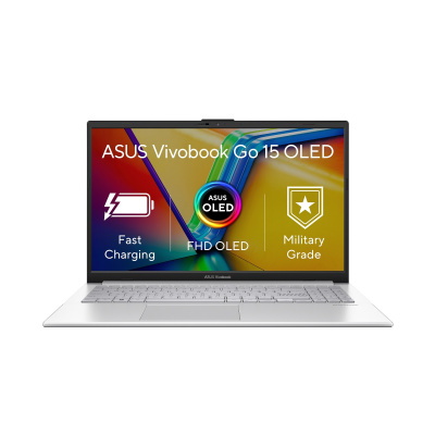 ASUS Vivobook Go 15 OLED/E1504FA/R5-7520U/15,6''/FHD/8GB/512GB SSD/AMD int/W11H/Silver/2R E1504FA-OLED013W