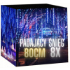 Záhradné girlandy - RODIČ PADAJÚCI SNEH 80CM LED METEORITOVÉ MODRÉ LAMPY GARLANDA (Spoli padajúca sneh 80 cm LED meteoritové lampy modré girlandy)