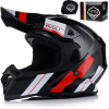 MOTOCYKLOVÁ PRILBA | VITO TIVOLI BLACK/RED | OFF-ROAD ENDURO CROSS QUAD ATV