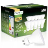 10x LED žiarovka GU10 Reflektor PAR16 8W = 80W 800lm 3000K 120° LUMILED
