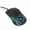 GEMBIRD myš MUSG-RGB-01, podsvícená, 7 tlačítek, černá, 3600DPI, USB