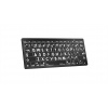 LogicKeyboard Logická klávesnica XLPrint Bluetooth White on Black UK 19806