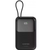 CANYON Power Bank PB-101, 10000mAh PD22.5W built-in cable, black CNS-CPB101BK