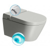 GSI WCLEAN závesné WC Swirlflush s integrovaným elektronickým bidetom, cenere dual-mat 7418K17