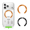 Magnetický krúžok Tech-Protect MMP-210 MagSafe v dvoch baleniach – oranžový/čierny (Magnetický krúžok Tech-Protect MMP-210 MagSafe v dvoch baleniach – oranžový/čierny)