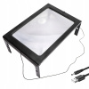 Zväčšovacia LUPA x 3 podsvietená x 72 LED na čítanie SKLADACIA