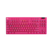 LOGITECH Logitech® G PRO X TKL LIGHTSPEED Gaming Keyboard - MAGENTA - US INT'L - 2.4GHZ/BT - TACTILE 920-012159