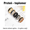 Inteligentný krúžok - prsteň na meranie teploty RING12 zlatý