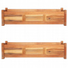 Kvetináč drevo béžový VidaXL 100 cm x 30 x 25 cm